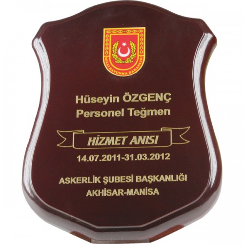 ABK-75 Ahşap Plaket